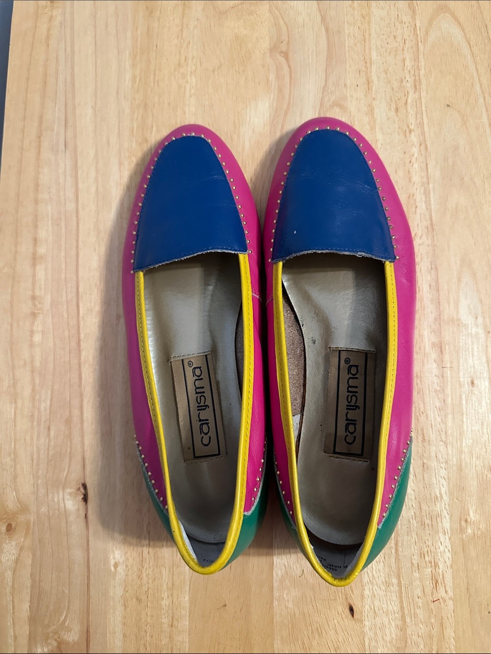 Charisma Pink, Blue & Yellow Women's Loafers